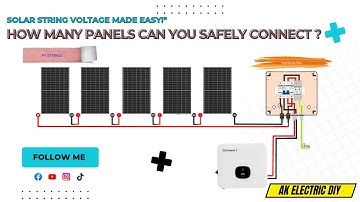 "Unlock Solar Power: How Many Panels Can You Safely Connect? 🌞🔌 | Solar String Voltage Made Easy!"
