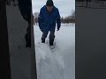 тест-драйв самодельных снегоступов