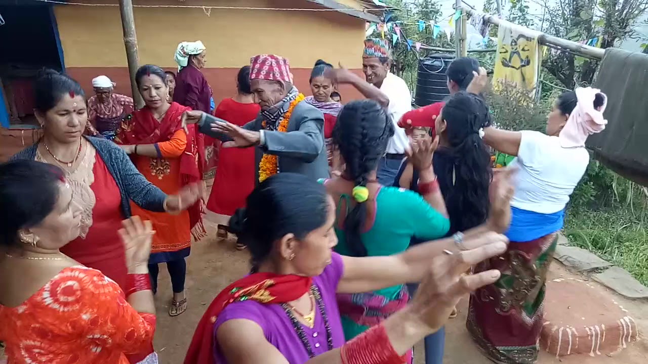 Six Sister S Dance In Nepali Song Youtube