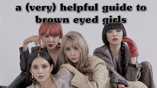 a (very) helpful guide to brown eyed girls