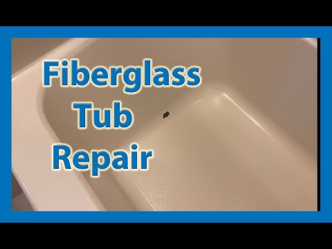 Repairing a Fiberglass tub