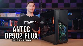 Antec DP502 FLUX High Airflow ARGB Tempered Glass Mid-Tower Case Overview