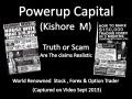 Kishore M Forex (PowerUp Capital Forex Courses) SCAM or Not