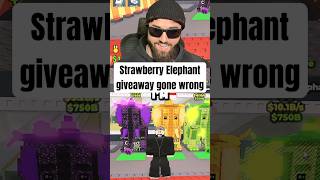 Strawberry Elephant Giveaway Gone Wrong