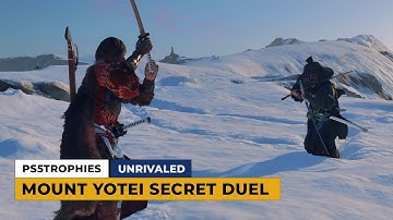 Ghost of Yotei Unrivaled Trophy - Defeat Takezo the Unrivaled on the peak of Mount Yōtei