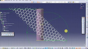 modeling chiral lattice absorbation in catia