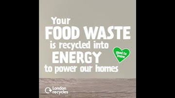 Your food waste is recycled into energy!