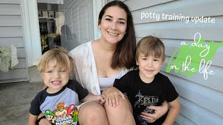 Potty Training Update Day in the Life Family Vlog : 4 Weeks In