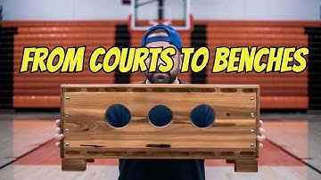 Crafting Incredible Workbenches from Old Basketball Courts!