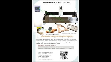 Esuton stone countertops CNC machine ESQH-3015