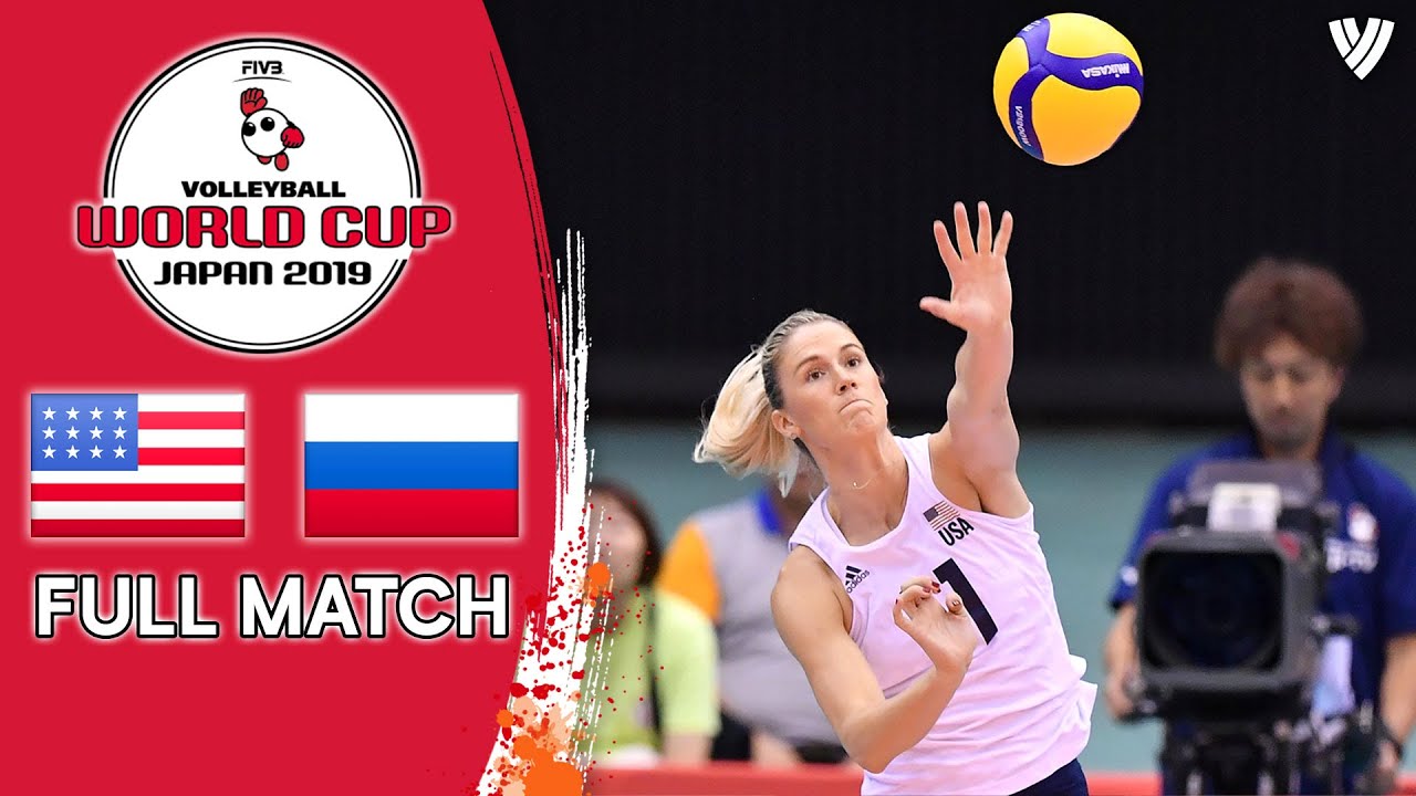 USA 🆚 Russia - Full Match Womens Volleyball World Cup 2019