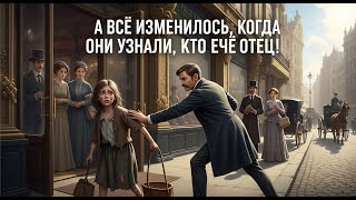 картинка: «Нищую девочку выгнали из магазина… но всё изменилось, когда узнали, кто её отец!»