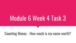 Famous Module 6 Week 4 Task 3 Wealth