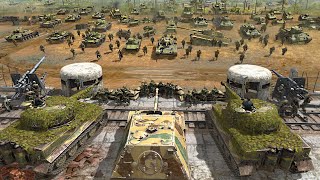 Can 1,000 Germans Hold City VS 5,000 ALLIED TANK INVASION! - Gates of Hell: WW2 Mod screenshot 4