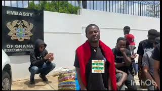 Ghanaian students on govt scholarship in Morocco go on knees to beg over 10 months delayed stipend