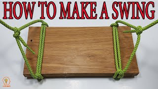 How to make a Swing | DIY Swing Making at Home | Knot Tying for a Rope Tree Swing @9DIYCrafts