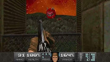 Doom: Back to Saturn X Episode 1 - Map02: Mortar Cavalry (100%) (Pistol start)