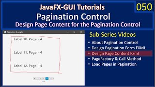 Pagination Control | Part 3 - Design Page Fxml | JavaFx GUI Tutorial #50 Net Worth