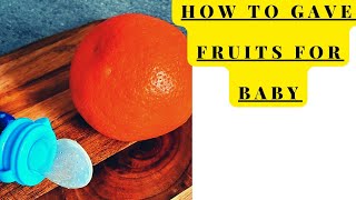 how to use the nature bond baby fruit/food feeder