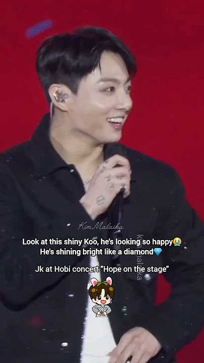 Jungkook at Hobi concert