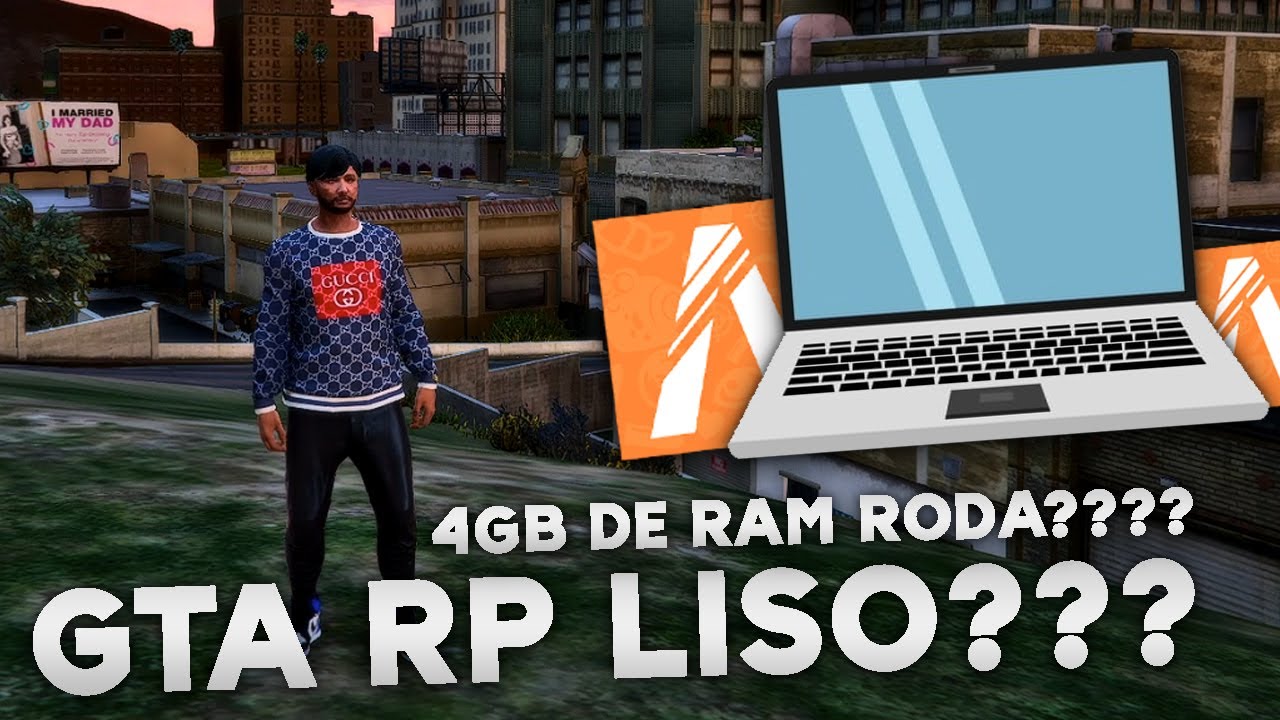 COMO BAIXAR GTA 5 RP EM NOTEBOOK, E PC FRACO (EU CONSEGUI BAIXAR