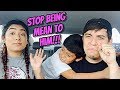 Being MEAN To My BOYFRIEND To See How My SON Reacts! ADORABLE REACTION!