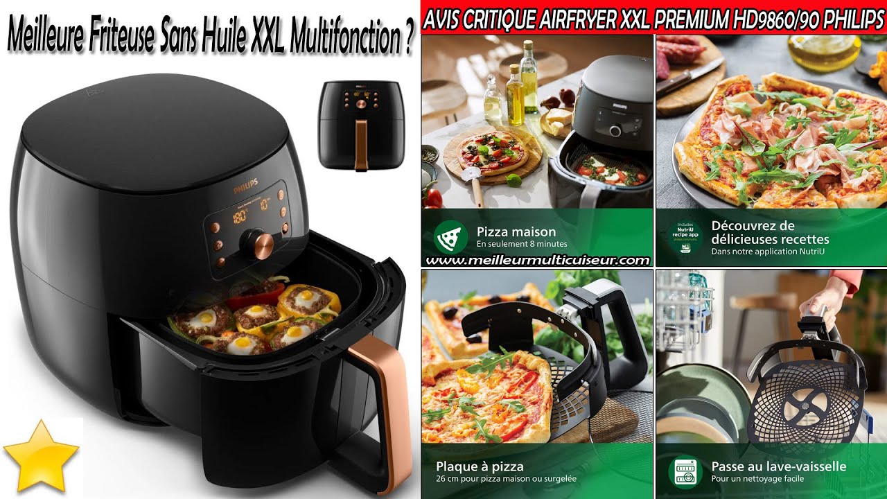 Test Philips Airfryer XXL HD9860/90 : friteuse-rôtisseuse-dégraisseuse,  l'ardent trio - Les Numériques