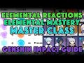 YOU NEED TO KNOW THIS! Elemental Reaction & Elemental Mastery MasterClass | Genshin Impact