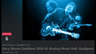 Gary Moore Emlékest/ Memorial Concert / Walking By Myself - 2024 04 06  ( 2 cam mix )