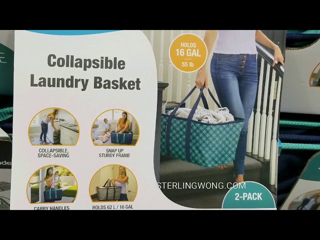 Costco! Clevermade Collapsible Laundry Basket 2 Pack $17 (Instant