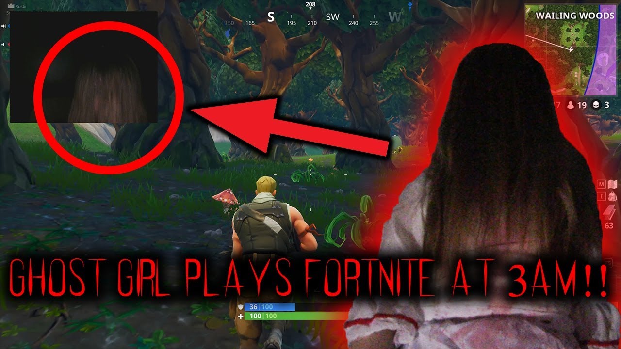 (ДЕВУШКА-ПРИЗРАК ИГРАЕТ В FORTNITE) НЕ ИГРАЙТЕ В FORTNITE В 3 ЧАСА НОЧИ!