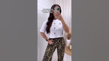 How Unreal is This Leopard Print Outfit?!? Rock Bold Jeans with Cherry Tees