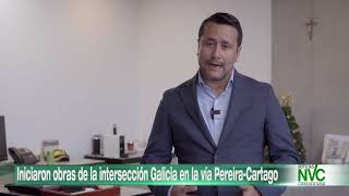 Iniciaron obras de la intersección Galicia en la vía Pereira Cartago