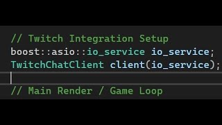 Twitch Integration C++ with Boost ASIO Libraries for Asynchronous Data Retrieval w/callback function