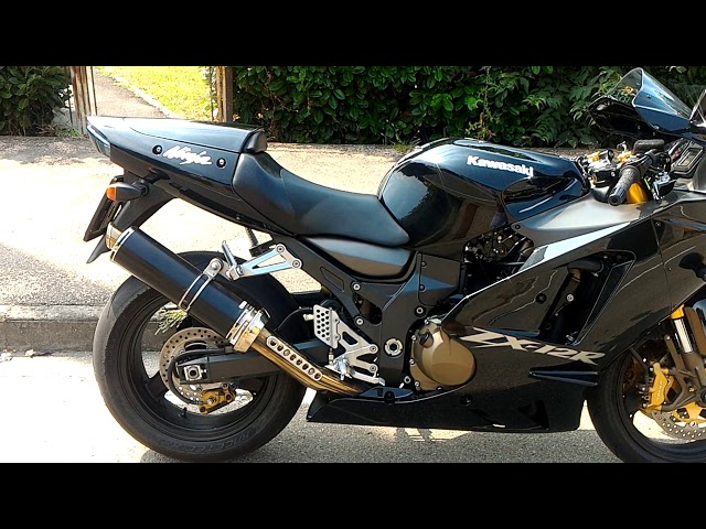 Kawasaki Zx12r Ninja (2005) Exhaust Werx - YouTube