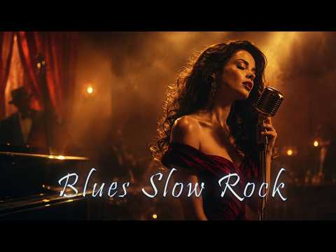 Slow Blues Rock Guitar Riffs & Whiskey Blues 🍻🎸 | Led Zeppelin, ZZ Top, Etta James Style