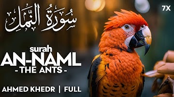 Surah An Naml (سورة النمل) - أحمد خضر | Ahmed Khedr | وراحة نفسية | Sahih Ummah