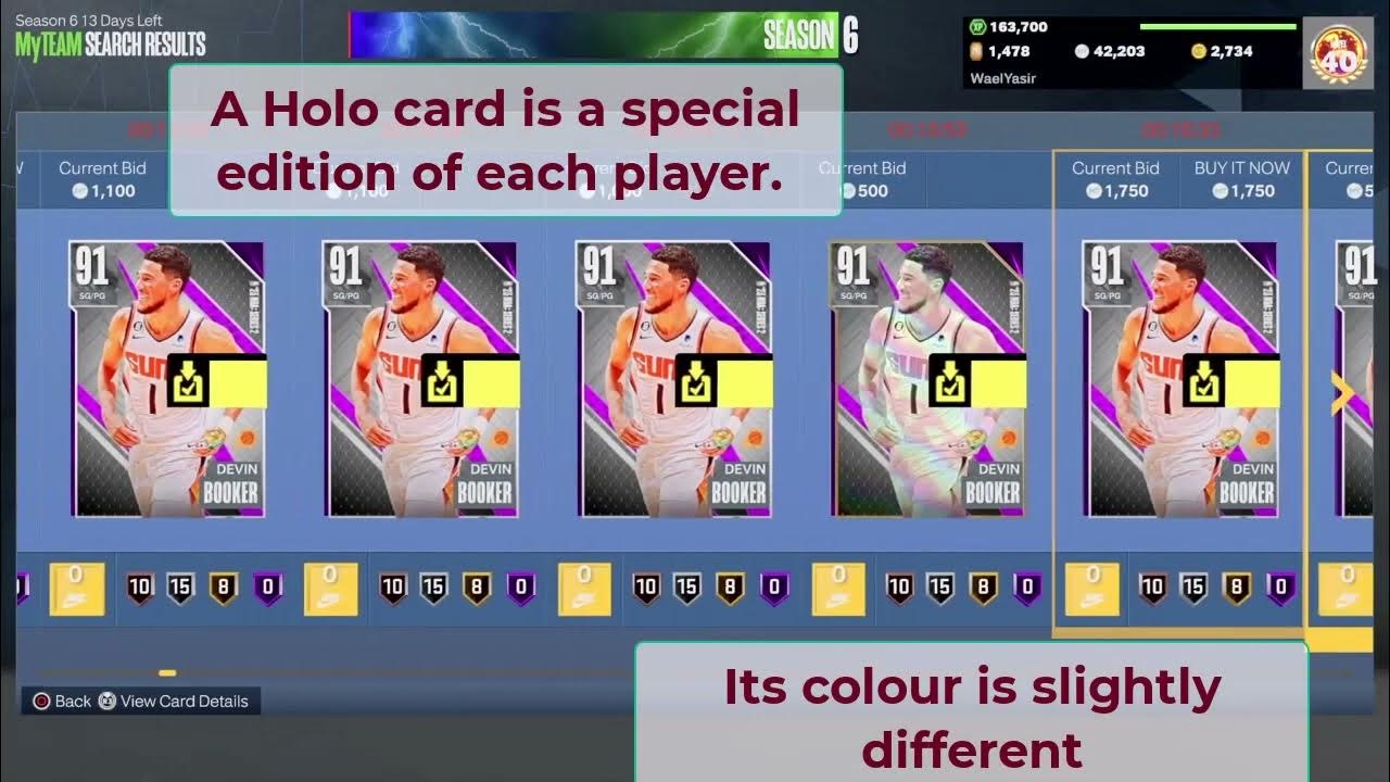 How to find Holo Cards in NBA 2k23 YouTube