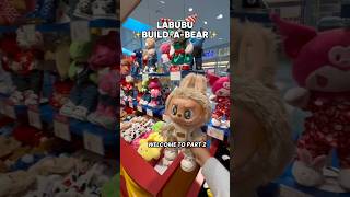 Labubu at Build-A-Bear! 💕Did we find the perfect Valentine’s outfit for Labubu? 🛍️✨