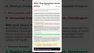 Environment Question you must now | #upscprelims Trap Question 30 #upscpyq #upscenvironment