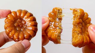 Oven Baked Korean Traditional Honey Cookie 'Yakgwa' Recipe : Sweet Dessert : ASMR