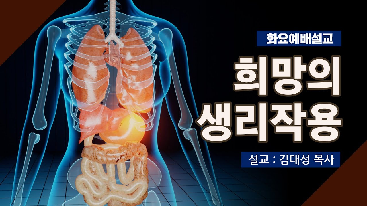 [화요설교] 희망의 생리작용 | 김대성 목사