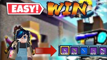 Build and shoot gameplay (Blockman go)