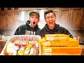 10,000 Calories PIZZA LASAGNA Epic Meal Time Edition With Moochie!
