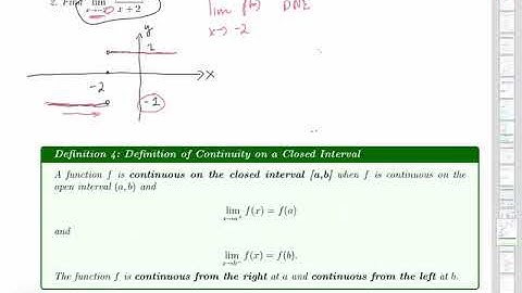 Chapter 2.4: Continuity - part 2: Properties