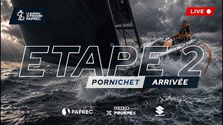 🔴 Arrivée de l'Étape 2 de La Solitaire du Figaro Paprec 2026 à Pornichet