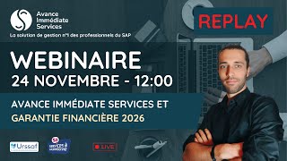 Garantie Financière - SAP 2026 [Webinaire Replay]