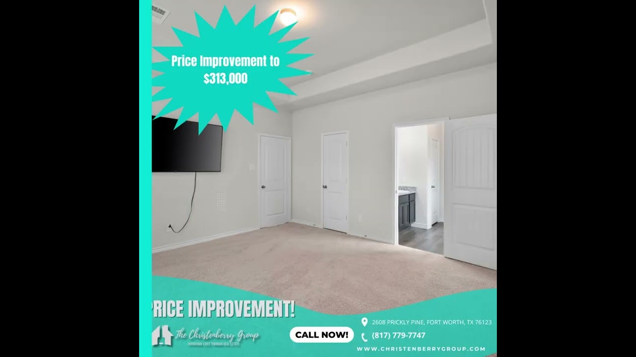 PRICE CHANGE IN FORT WORTH - GREAT INVESTMENT OPPORTUNITY