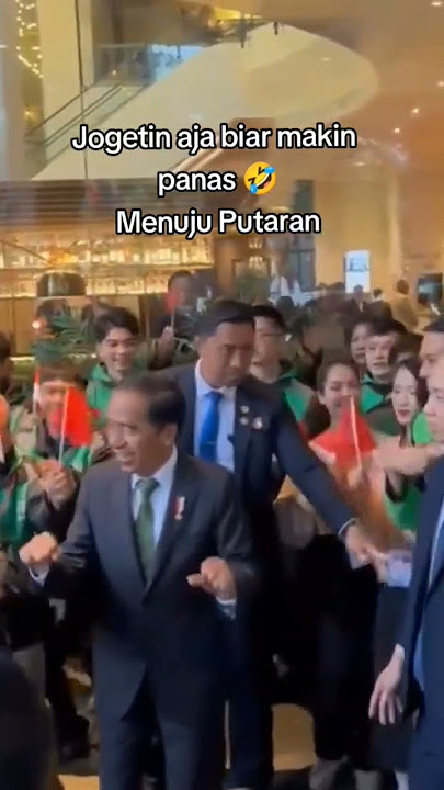 pak Jokowi ikut joget gemoy gas ok gas tambah 2 torang gas #shorts