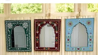 Diy mirror decor ideas part-1||aesthetic mirror||wastemirror decor ideas#video#shorts#diy#diycrafts 